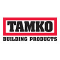 TAMKO Building Products logo on a green background.